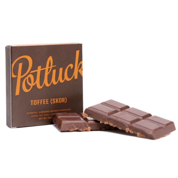 Buy Potluck – Toffee Chocolate Bar online