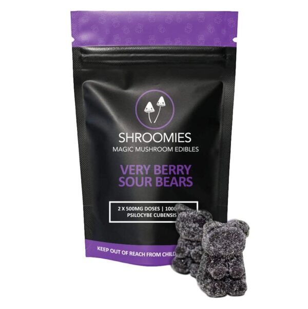 Buy Shroomies – Very Berry Sour Gummy Bears|Room 920 – Milk Chocolate Cube|Room 920 – Milk Chocolate Cube