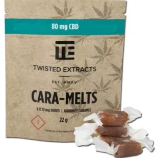 Buy Cara-Melts 80mg CBD (Twisted Extracts)