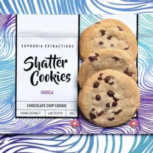 Buy Shatter Cookie Chocolate Chip 100mg (Euphoria Extractions)