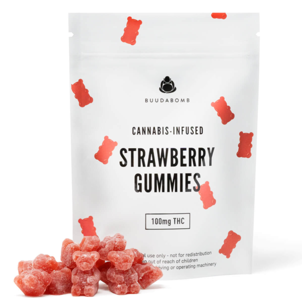 Buy Buudabomb – Strawberry Gummies Online