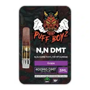 Puff Boyz N,N-DMT 0.5mL (400mg) Cartridge – Grape Flavor